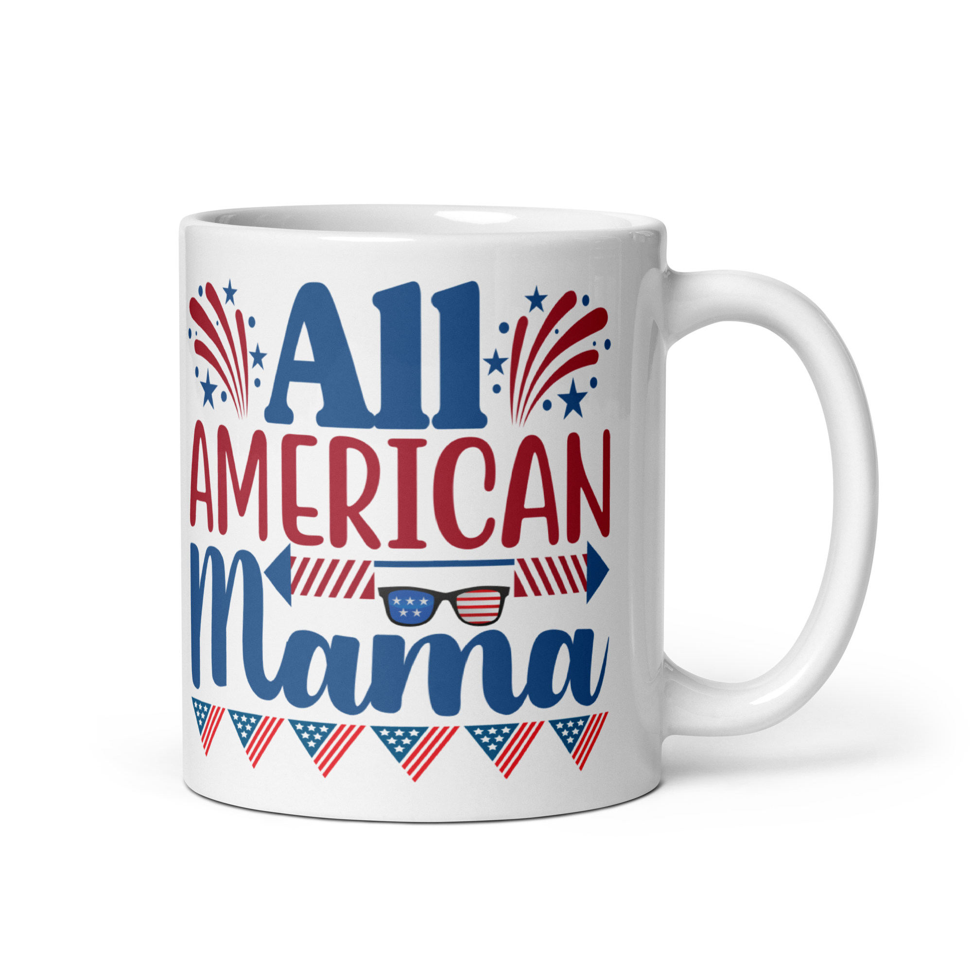 All American Mama mug