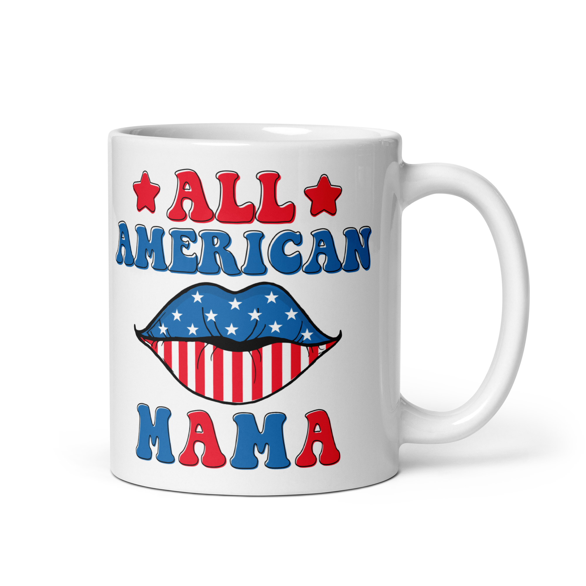 All American Mama mug