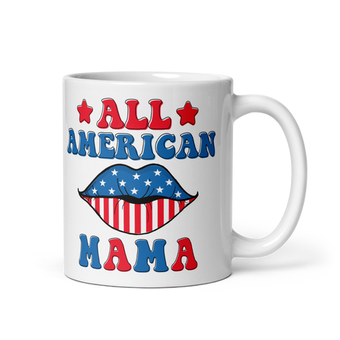 All American Mama mug