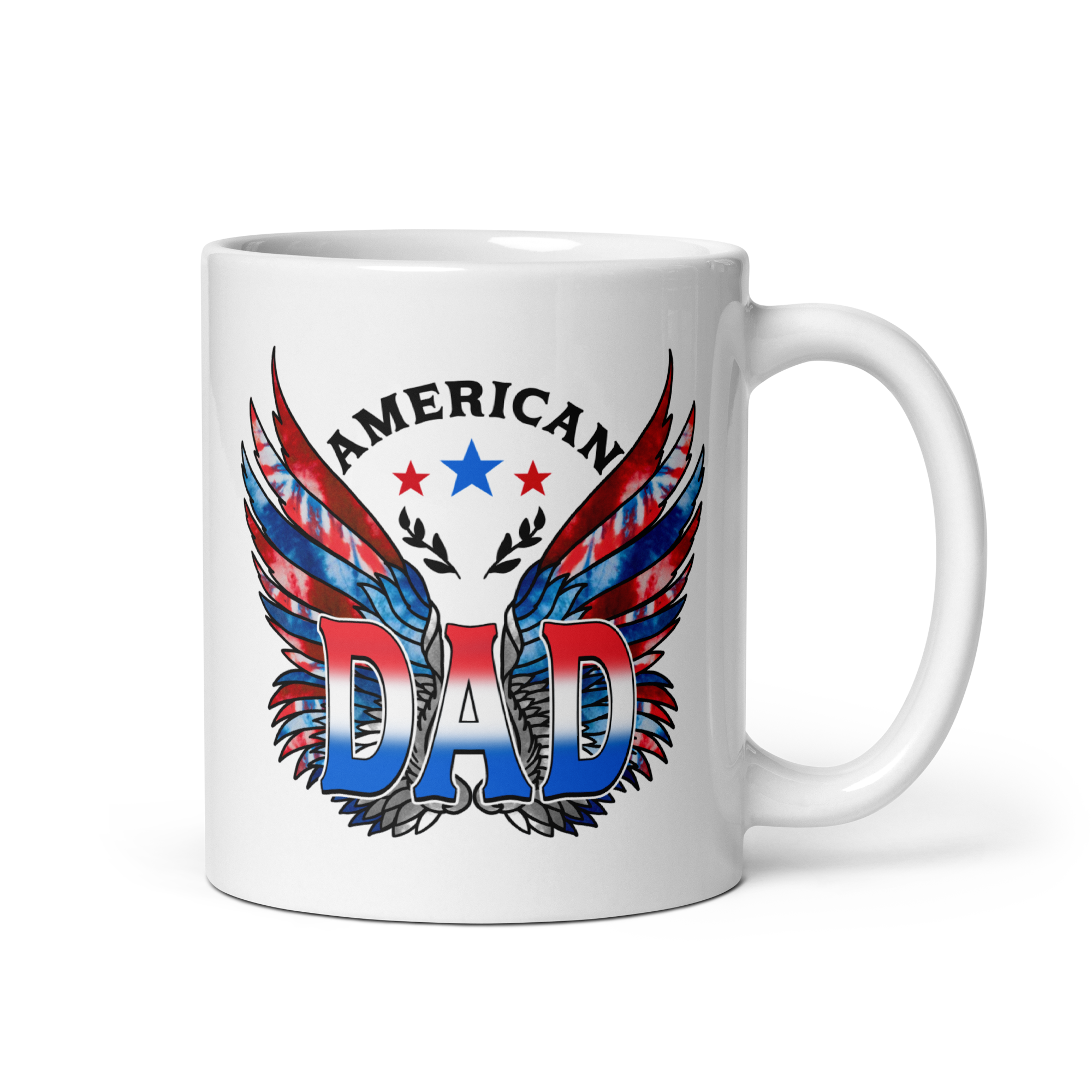 American Dad White glossy mug