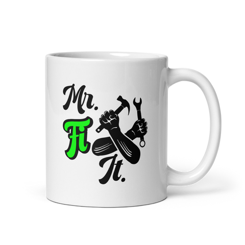 Mr. Fix It White glossy mug