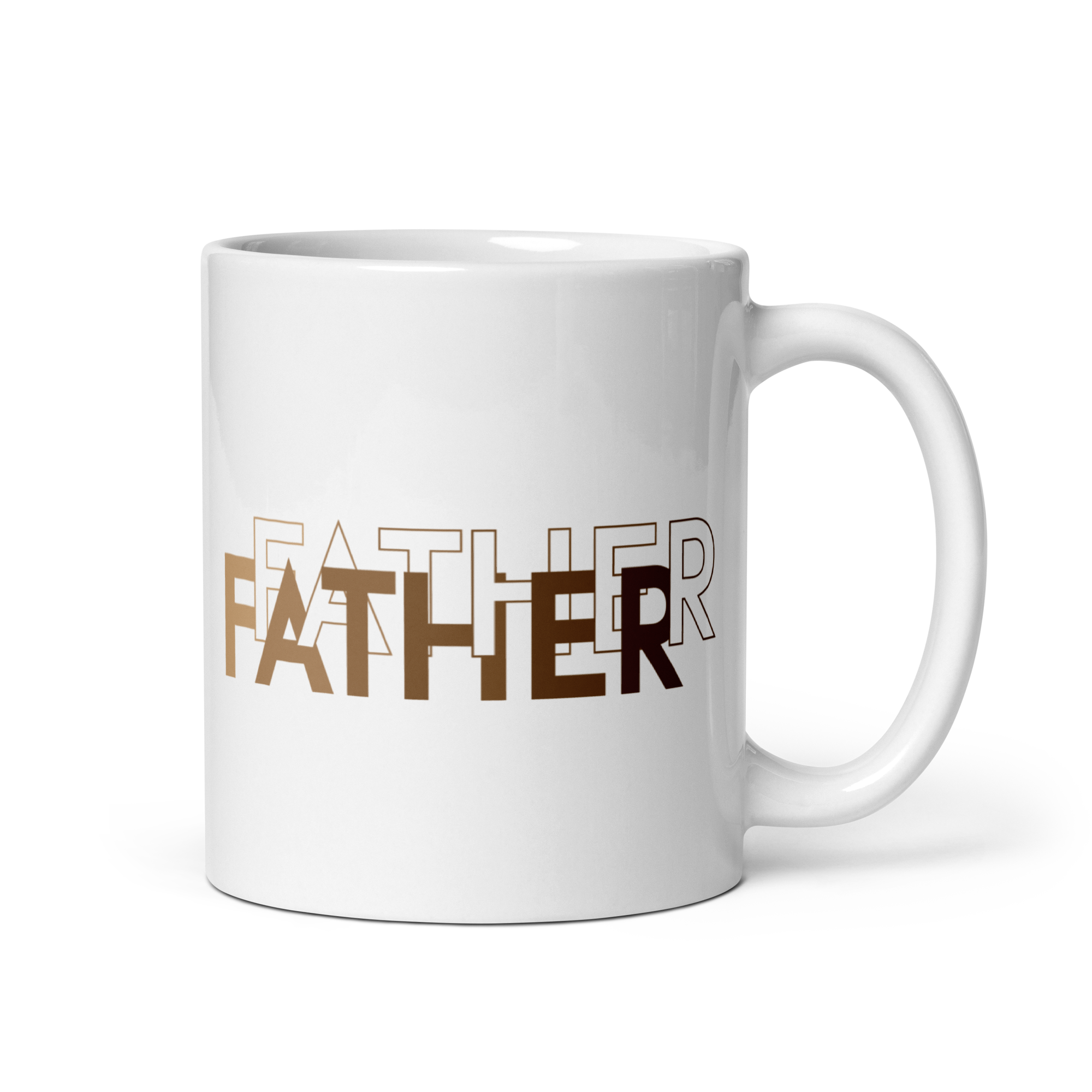 Father White glossy mug