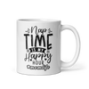 Nap Time Is My Happy Hour White glossy mug