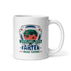 World's Best Farter I Mean Father White glossy mug