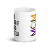 Proud Member Of The Bad Moms Club White glossy mug