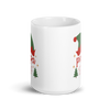 Papa Elf White glossy mug