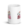 Floral Mama White glossy mug