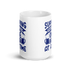 Surviving Fatherhood One Beer At A time White glossy mug