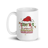 Santa's Favorite Mom White glossy mug