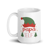 Papa Elf White glossy mug