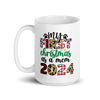 My First Christmas As A mom 2024 White glossy mug