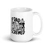 If Dad Cant Fix It We're All Screwed White glossy mug