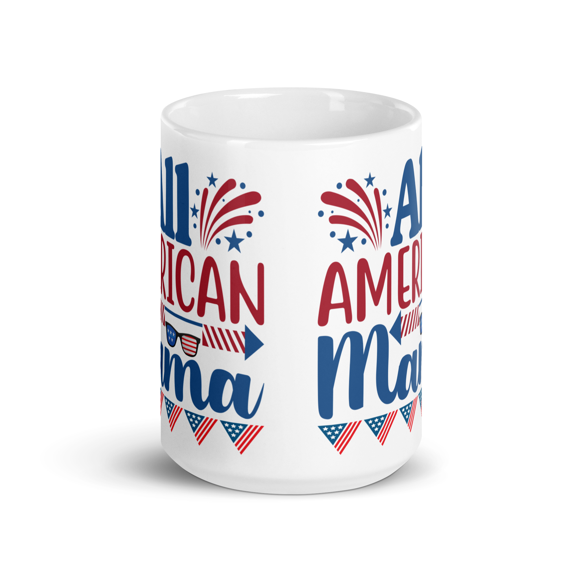 All American Mama mug