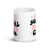 Anti Social Moms Club White glossy mug