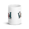 One Blessed Bonus Mom White glossy mug