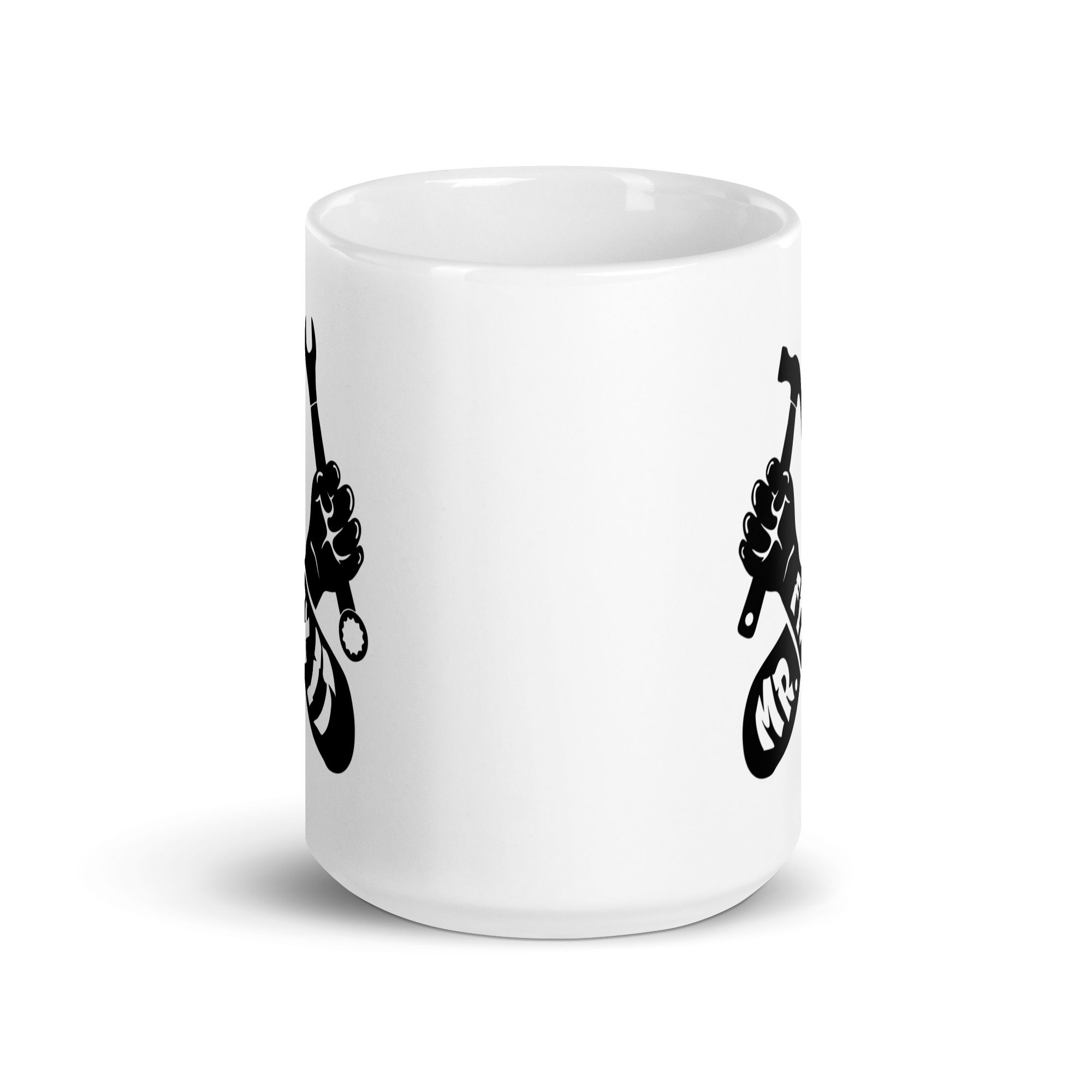 Mr. Fix It White glossy mug