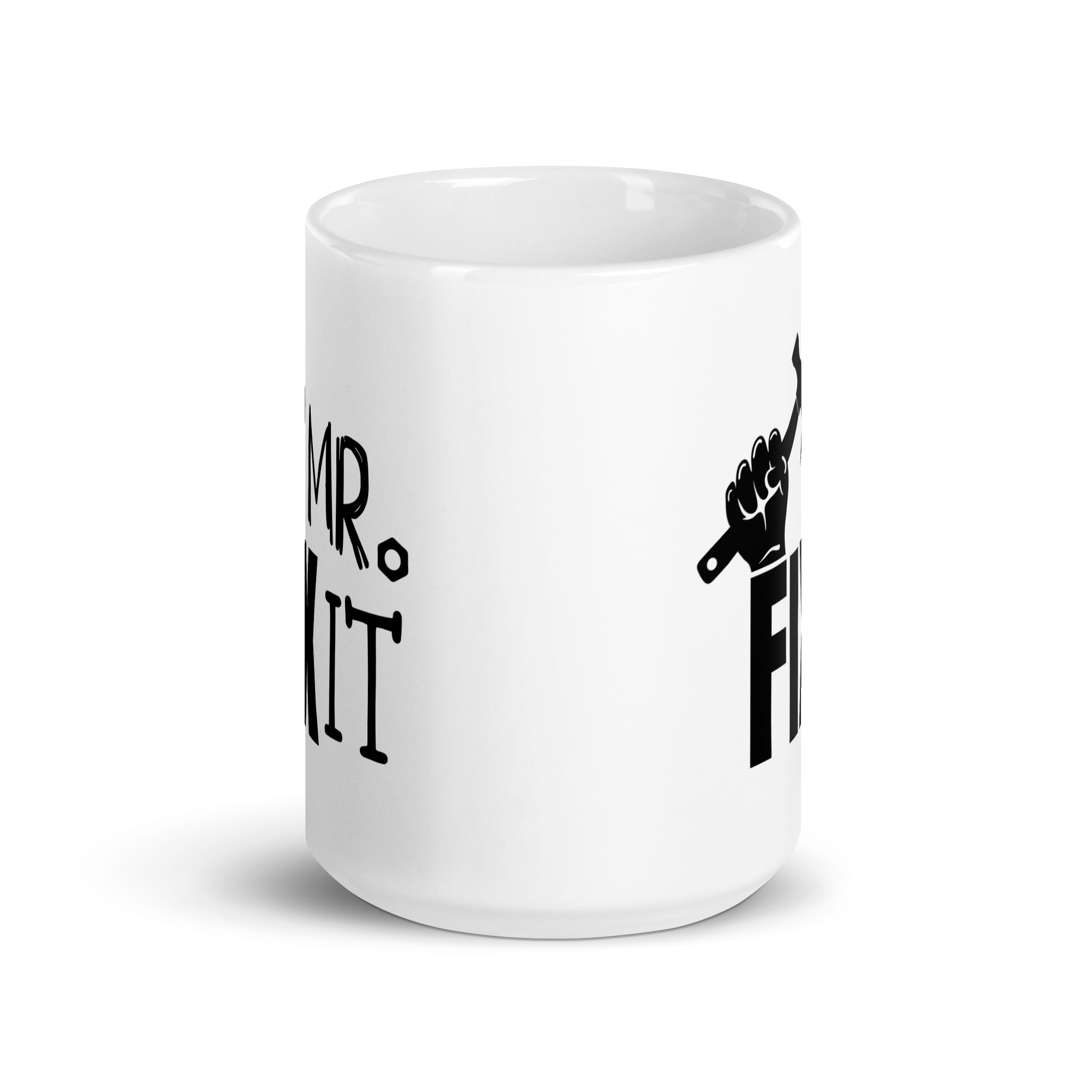 Mr. Fix It White glossy mug