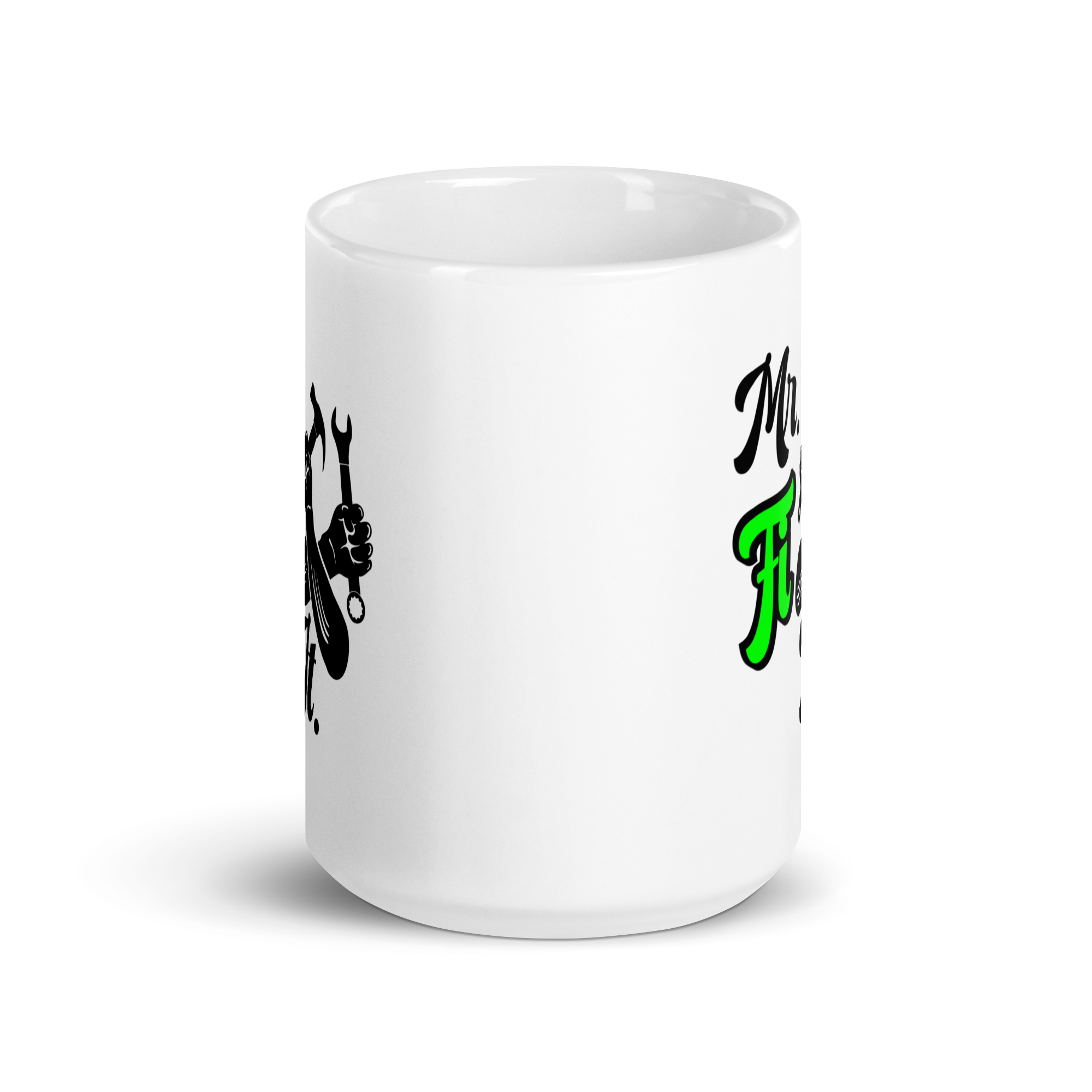 Mr. Fix It White glossy mug