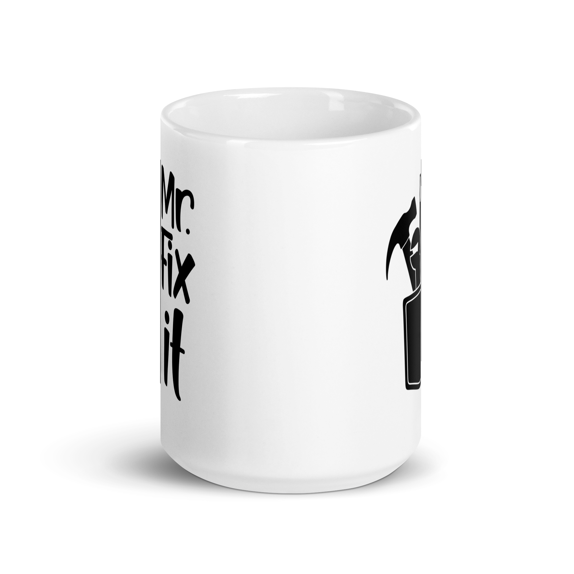 Mr. Fix It White glossy mug