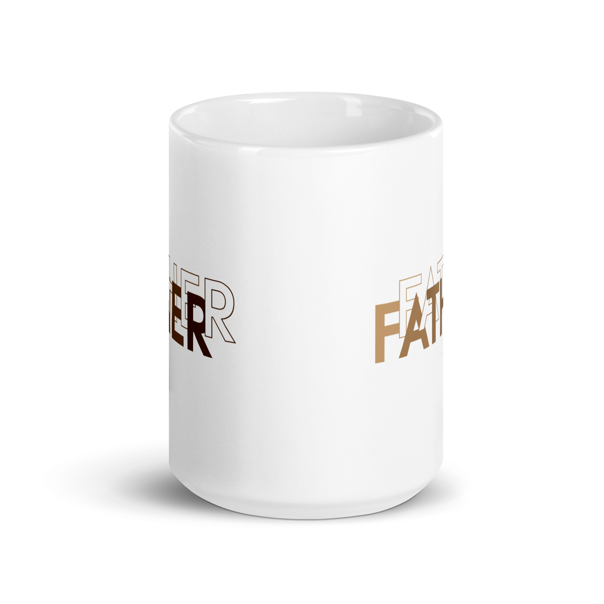 Father White glossy mug