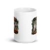 Papa Bear White glossy mug