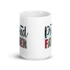 Proud Father White glossy mug