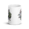 Papa Army White glossy mug