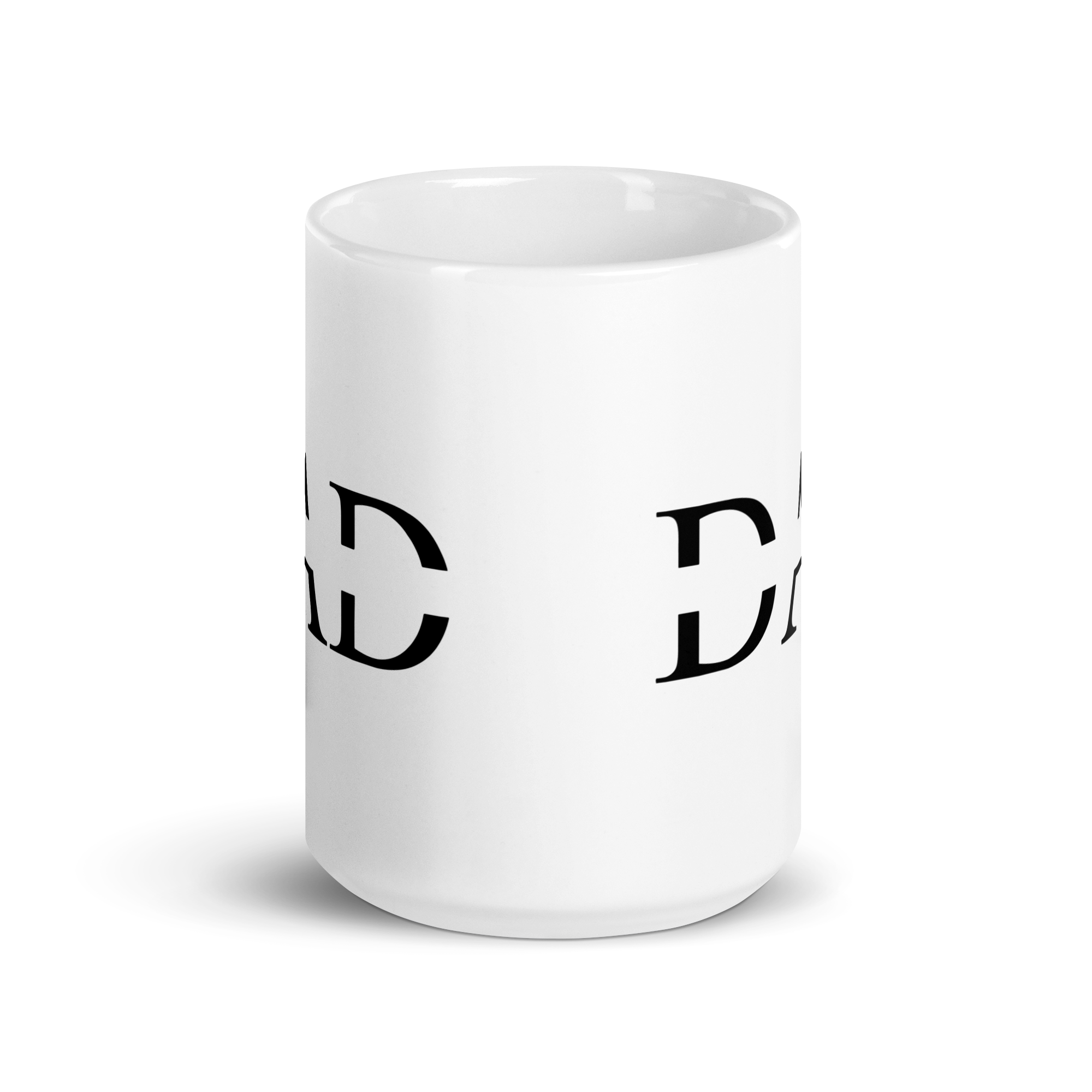 Dad White glossy mug