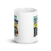 Reel Great Dad White glossy mug