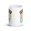 My First Father's Day White glossy mug