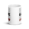 Football Game Day White glossy mug