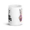 Proud Member Of The Bad Moms Club White glossy mug