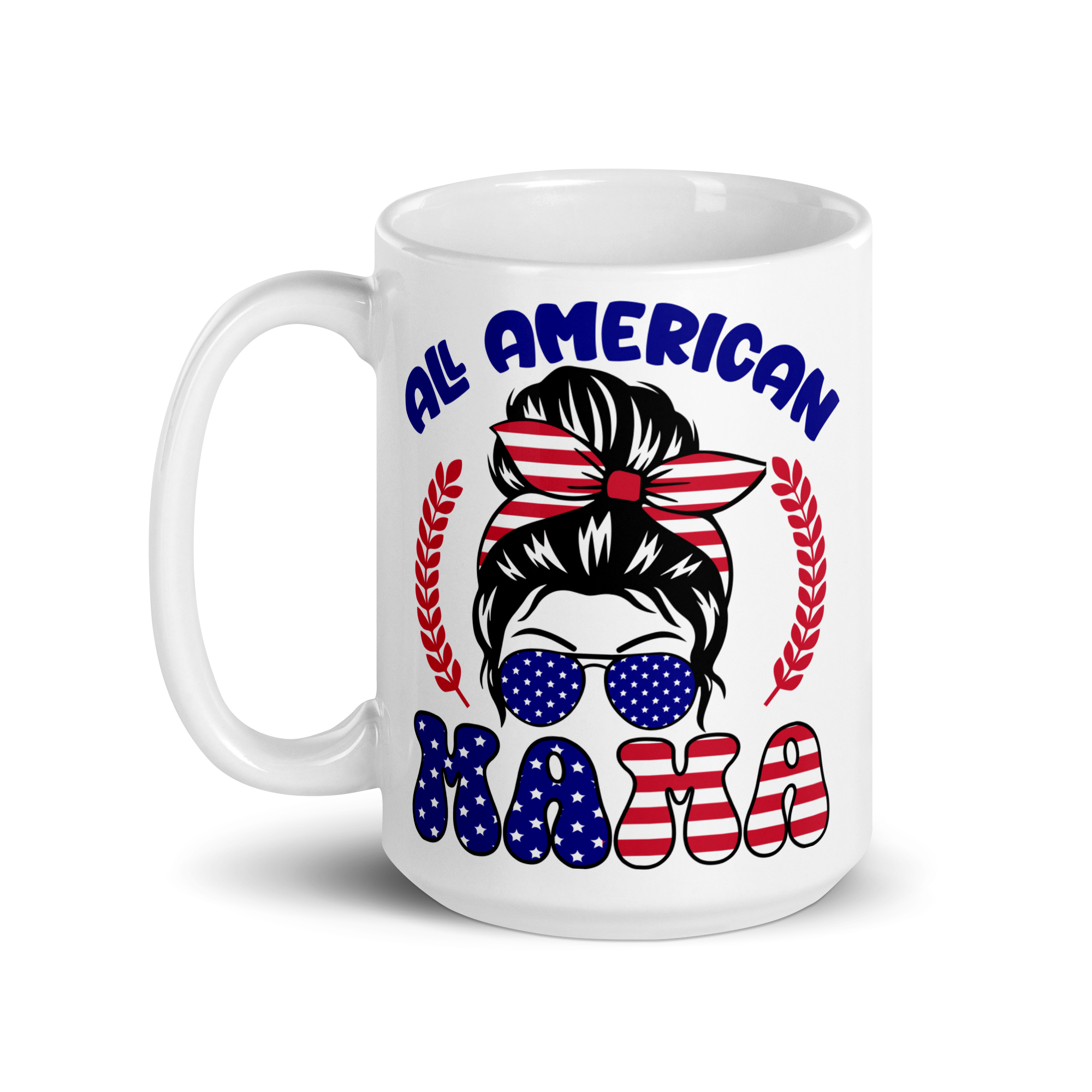 All American Mama mug