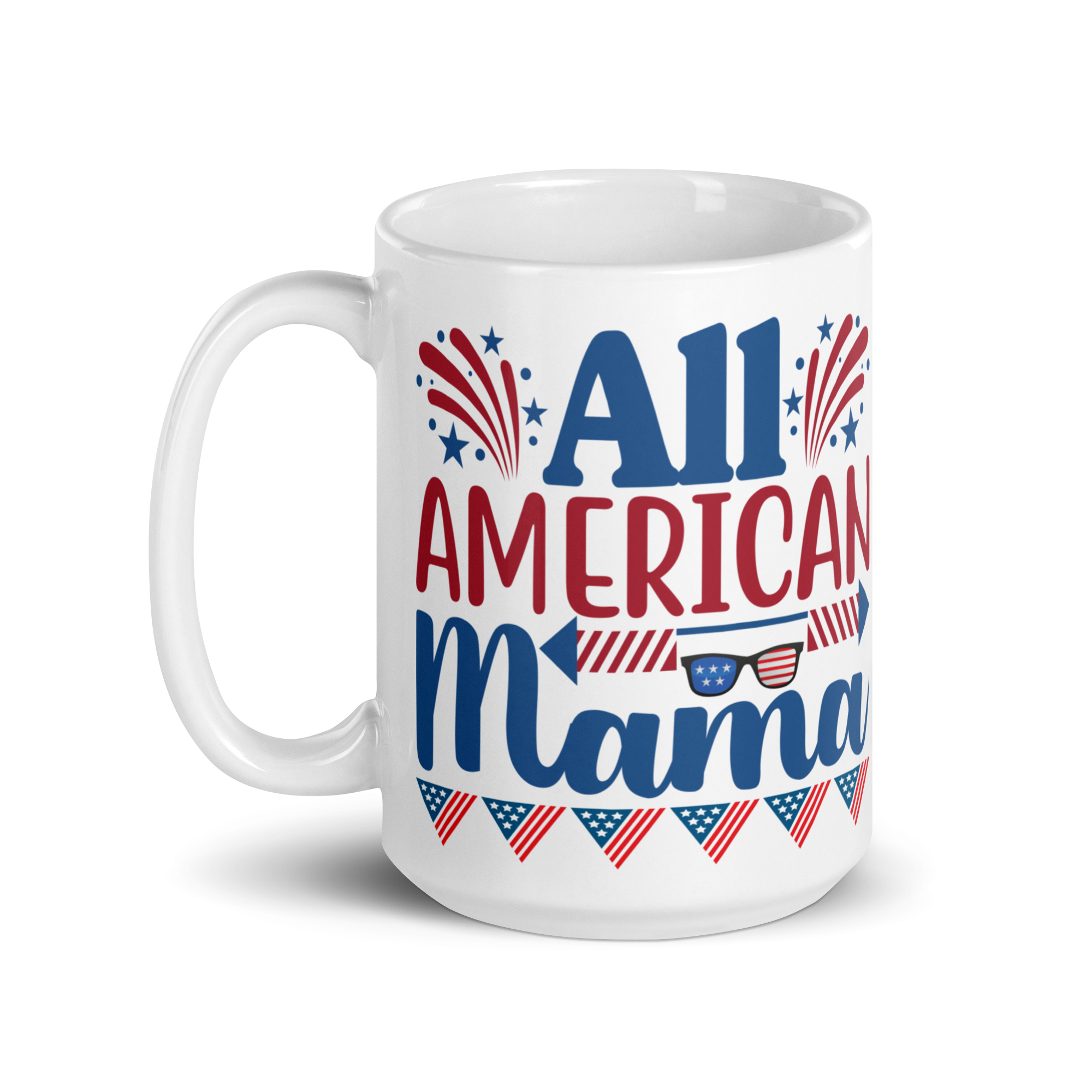 All American Mama mug