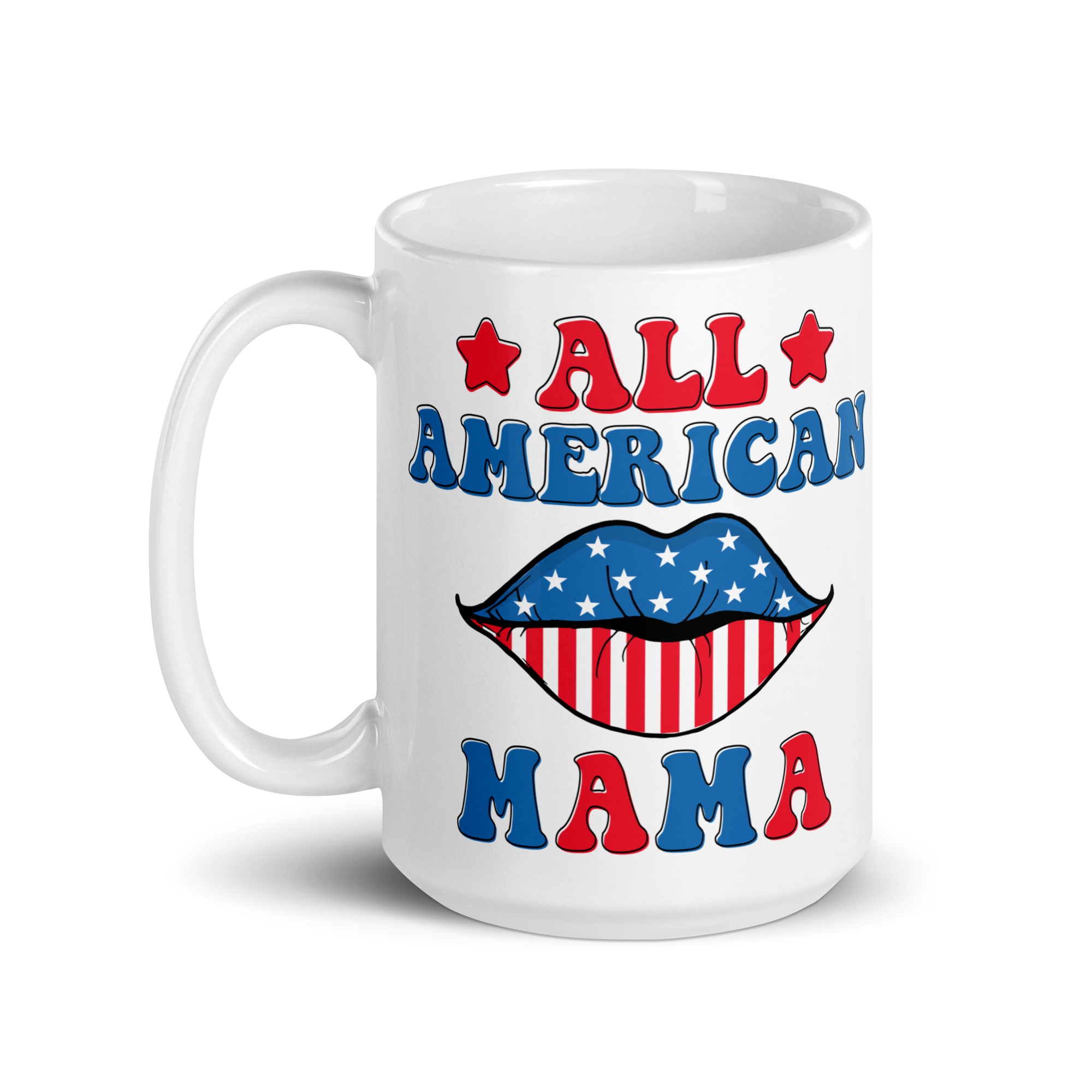 All American Mama mug