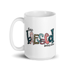 One Blessed Bonus Mom White glossy mug