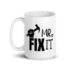 Mr. Fix It White glossy mug