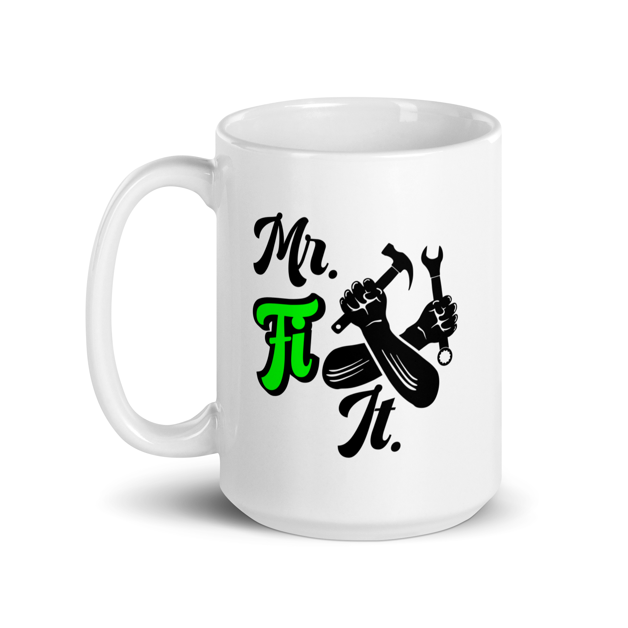 Mr. Fix It White glossy mug