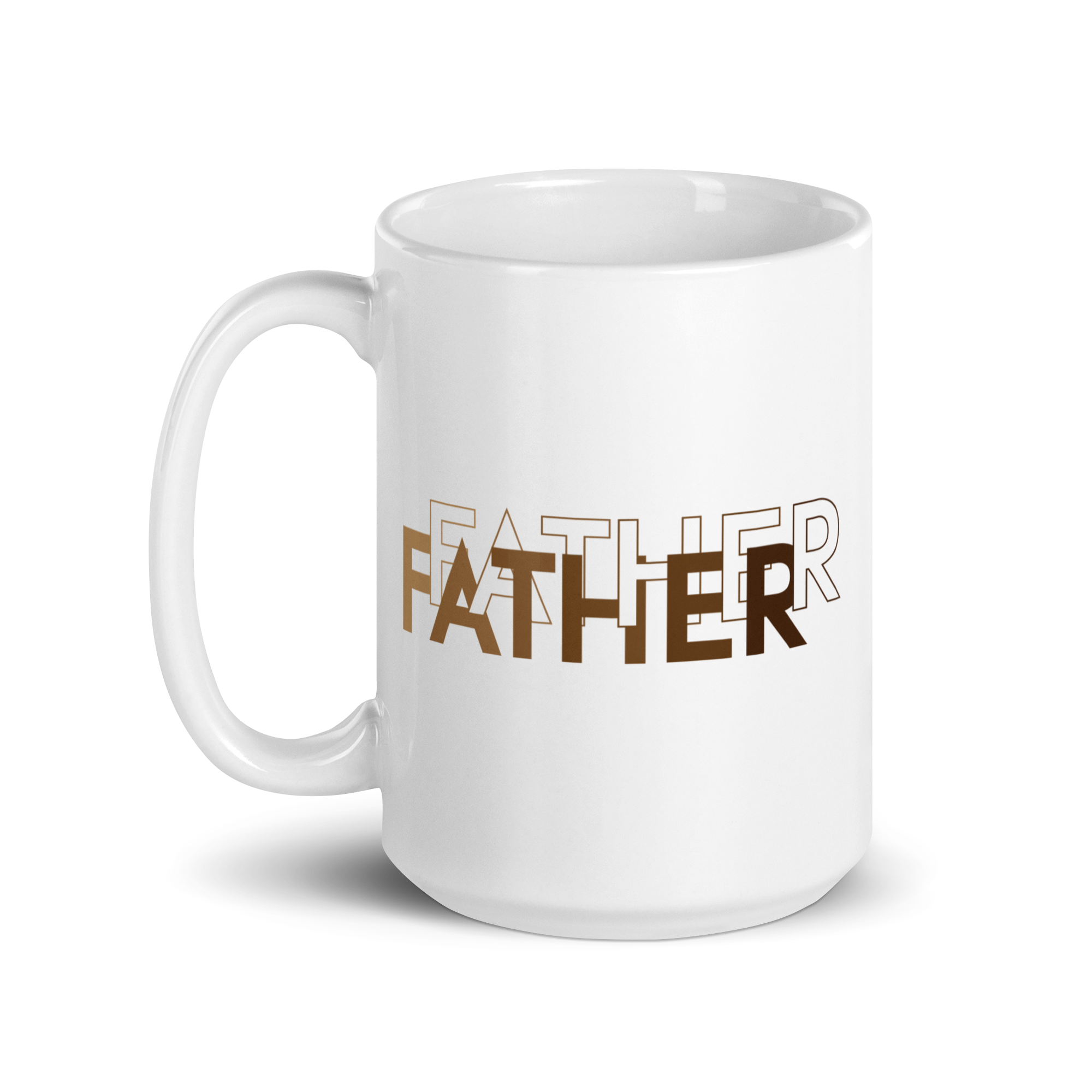 Father White glossy mug