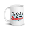 My Dad Is Awesome White glossy mug