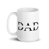 Dad White glossy mug