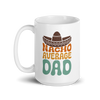 Nacho Average Dad White glossy mug