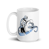 Reel Cool Dad White glossy mug