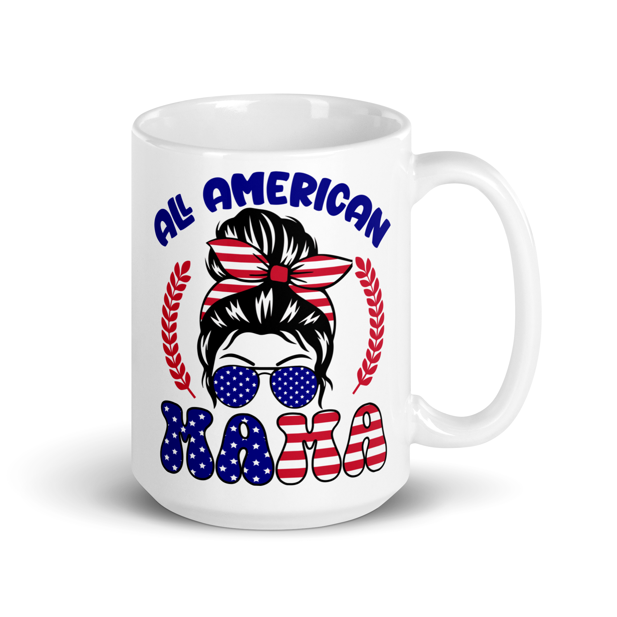 All American Mama mug