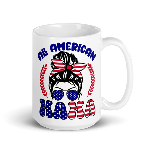 All American Mama mug