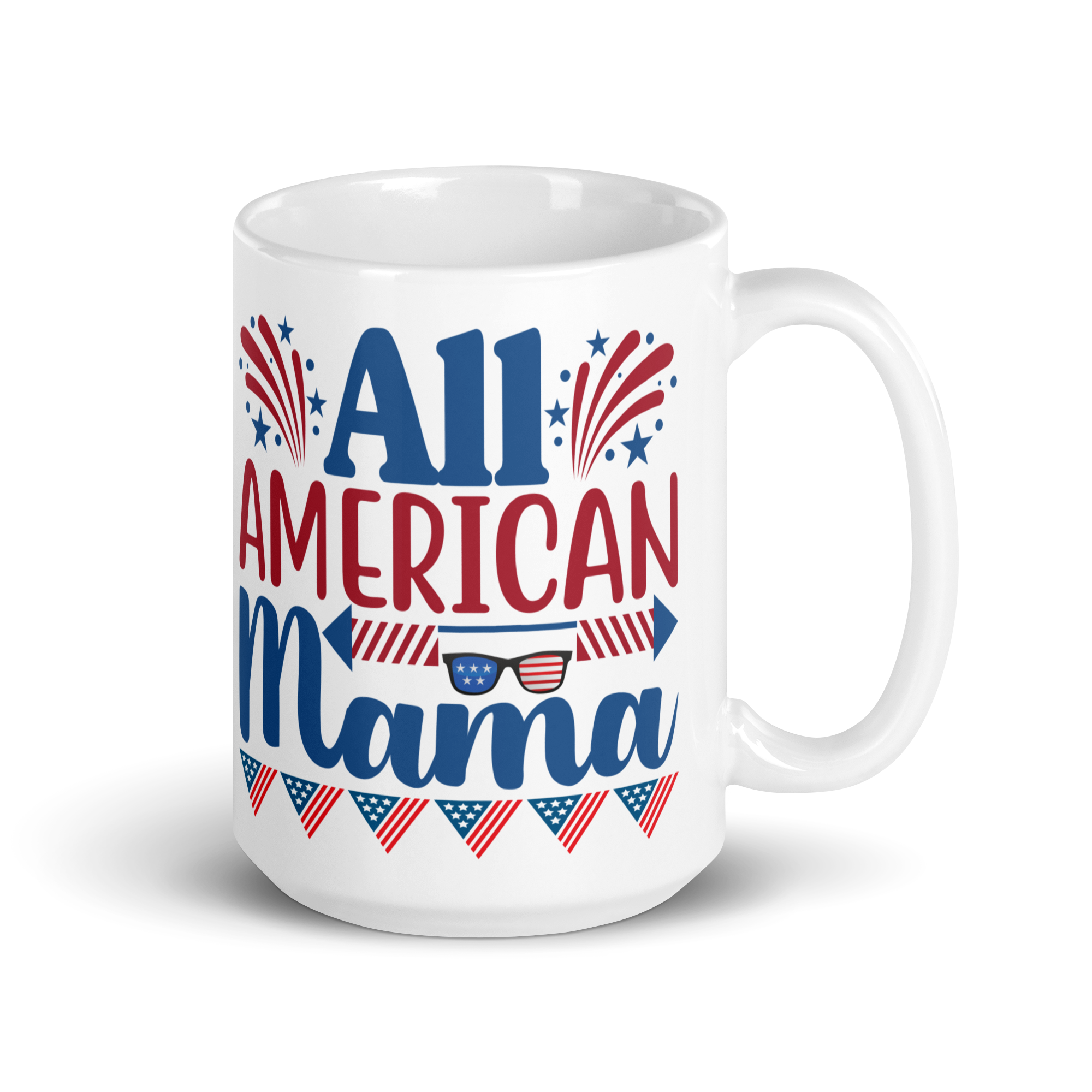 All American Mama mug