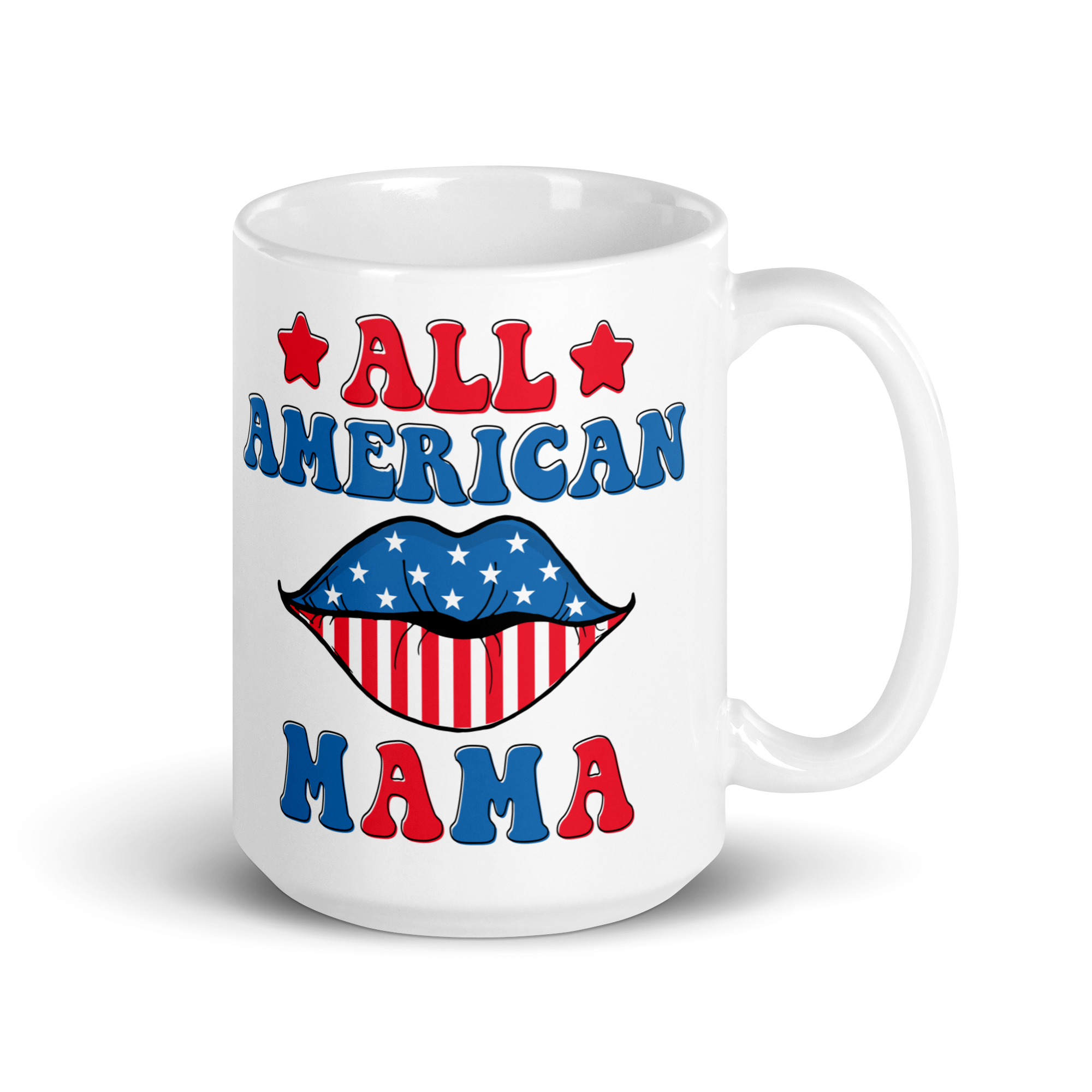 All American Mama mug