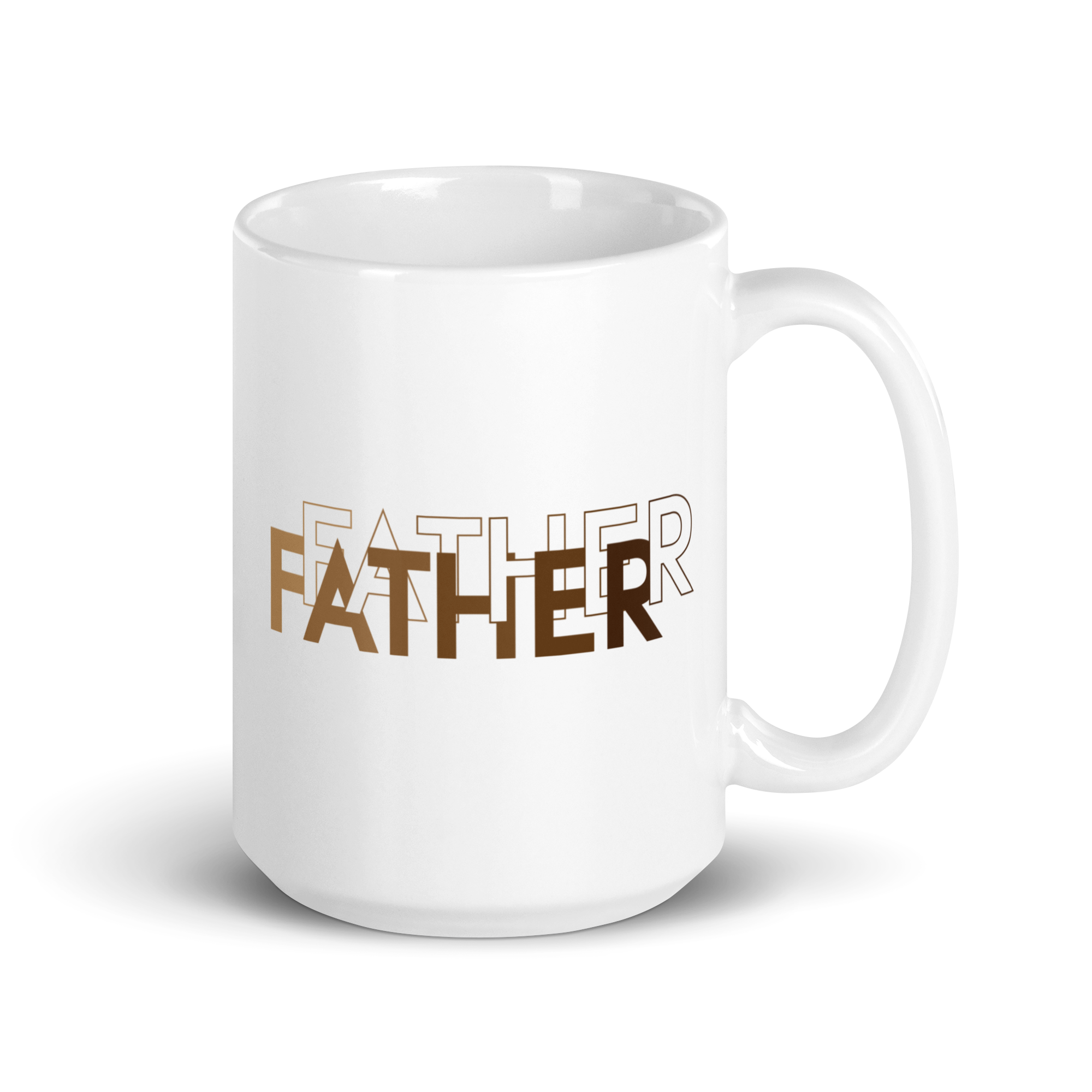 Father White glossy mug