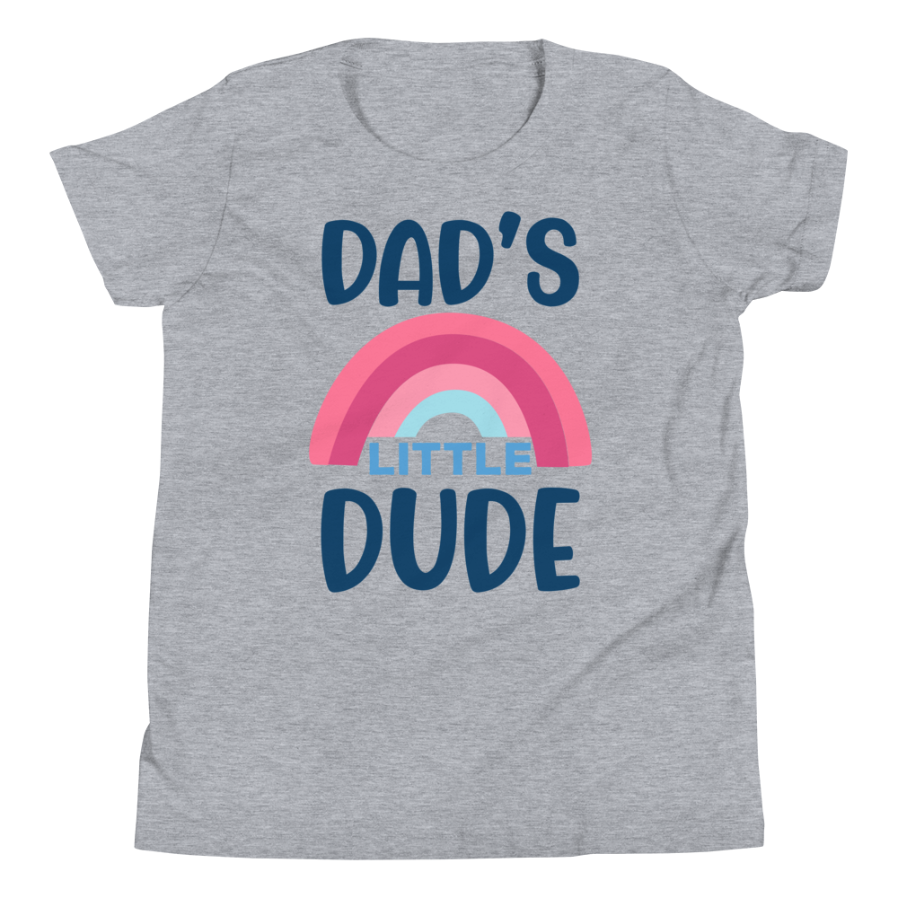 Dad's Little Dude Youth Short Sleeve T-Shirt