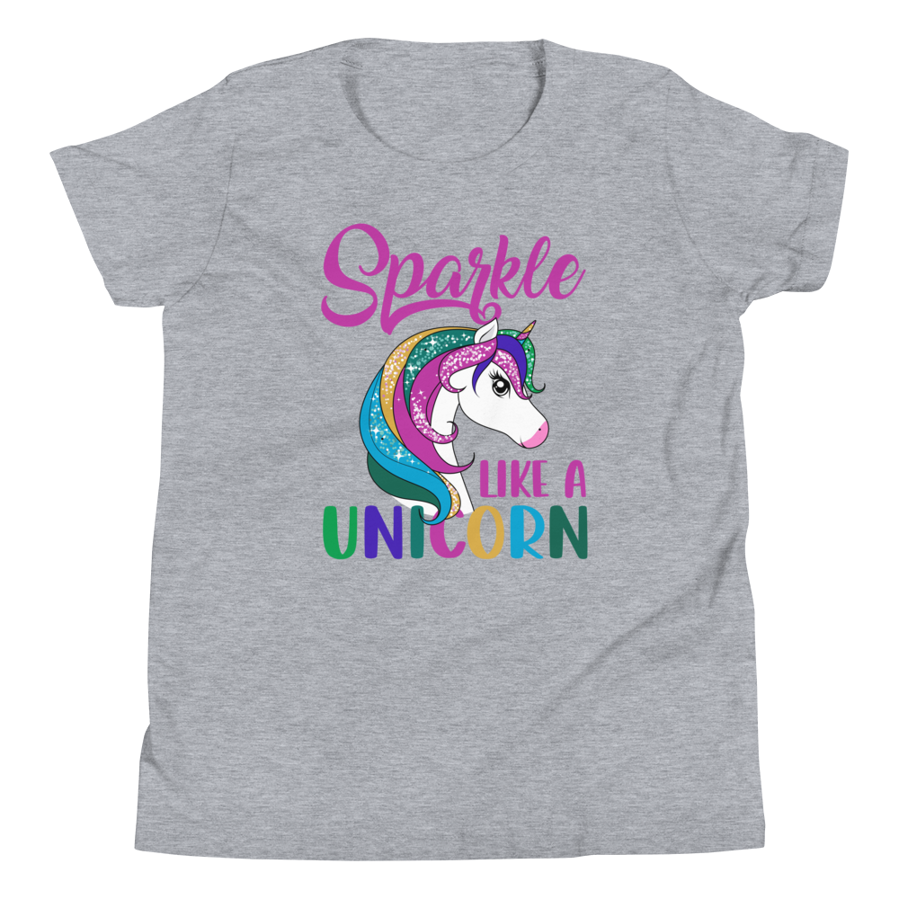 Sparkle Like A Unicorn Youth Short Sleeve T-Shirt